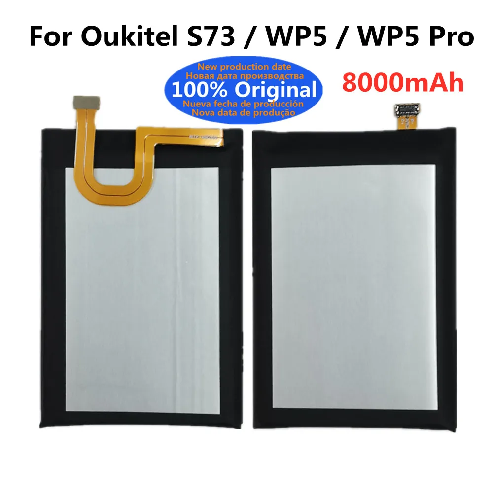 

High Quality 100% Original Battery For Oukitel WP5 / WP5 Pro S73 S 73 8000mAh Batteria Battery In Stock + Tracking Numbe