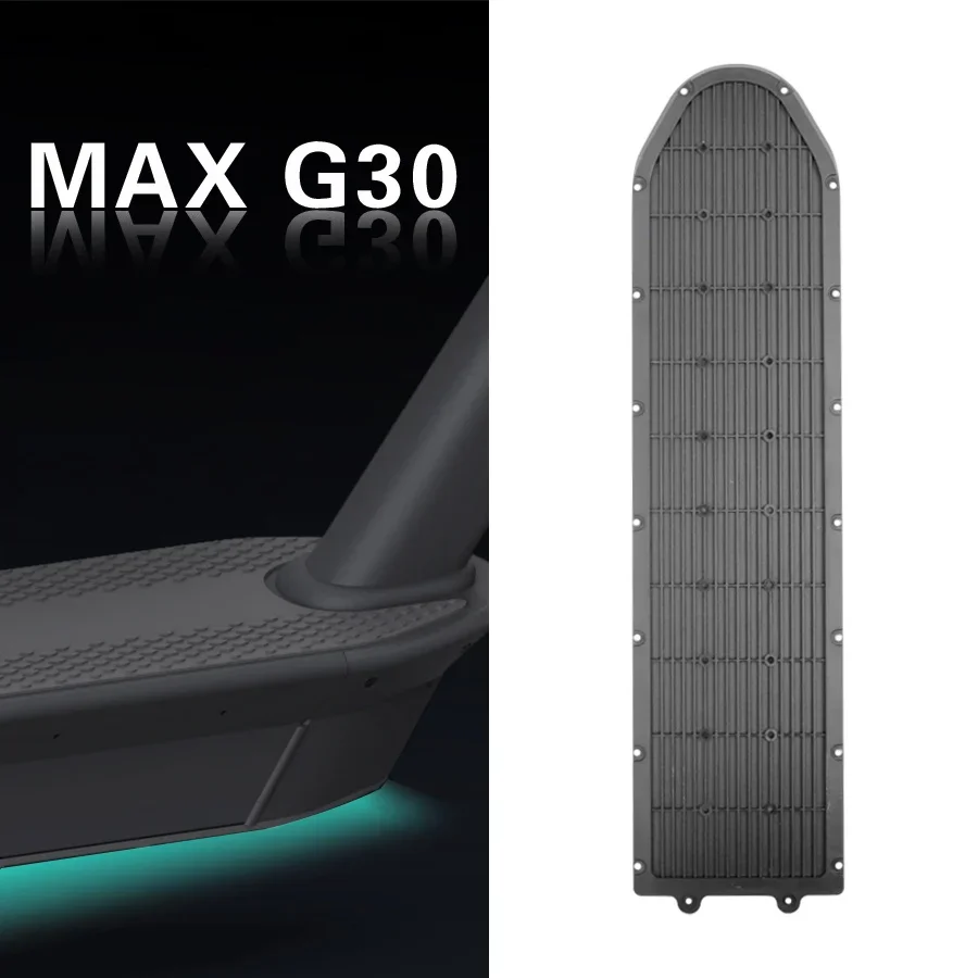 For Ninebot MAX G30 Electric Scooter Bottom Battery Cover Anti-Collision Guard Chassis Protect Stainless Steel Accessories Plate