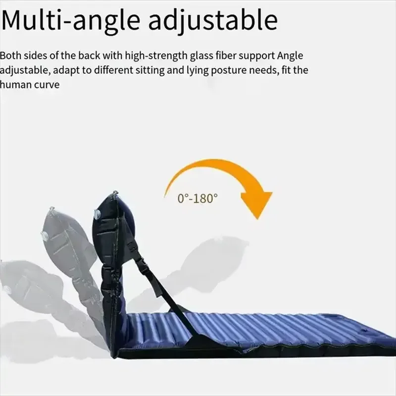 Self Inflating Sleeping Pad Insulated Portable Folding Camping Mat for Outdoors Hiking Backpacking Travel Lightweight Compact