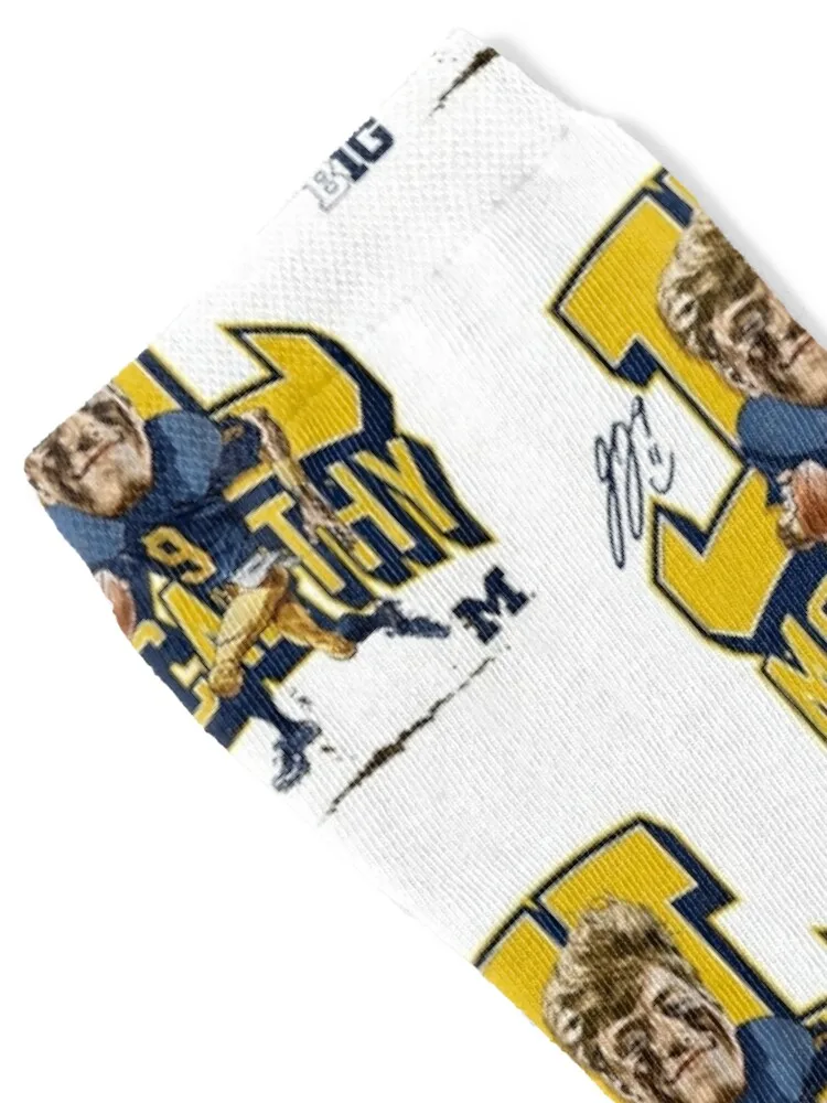 jj mccarthy - art Socks designer funny gifts anti slip football set Luxury Woman Socks Men's