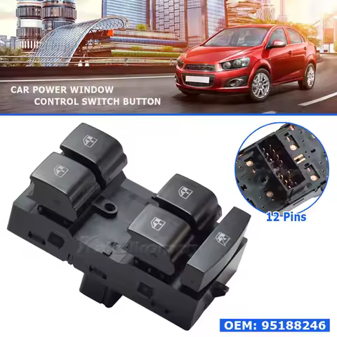 Car 95188246 Electric Power Master Window Switch for Chevrolet Aveo Sonic Cobalt Tracker / TRAX Car Accessories