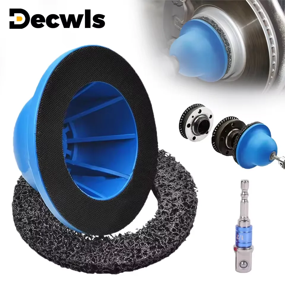 150mm Wheel Hub Grinder Cleaning Rotor Wheel Hub Grinder Rust Grinding / Cleaning Rotor / Rim Surface for Cordless/ Air Drill