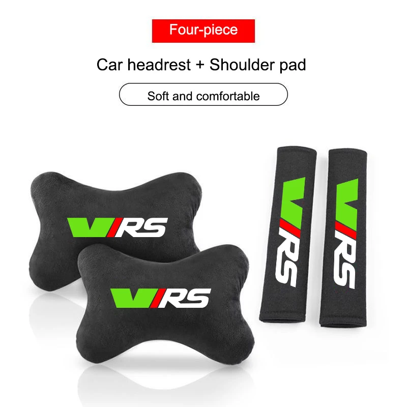 

Car Seat Head Neck Rest Cushion Headrest Pillow Protector Shoulder Pad For Skoda VRS VIRS Fabia Superb Kodiaq MK1 MK2 Octavia