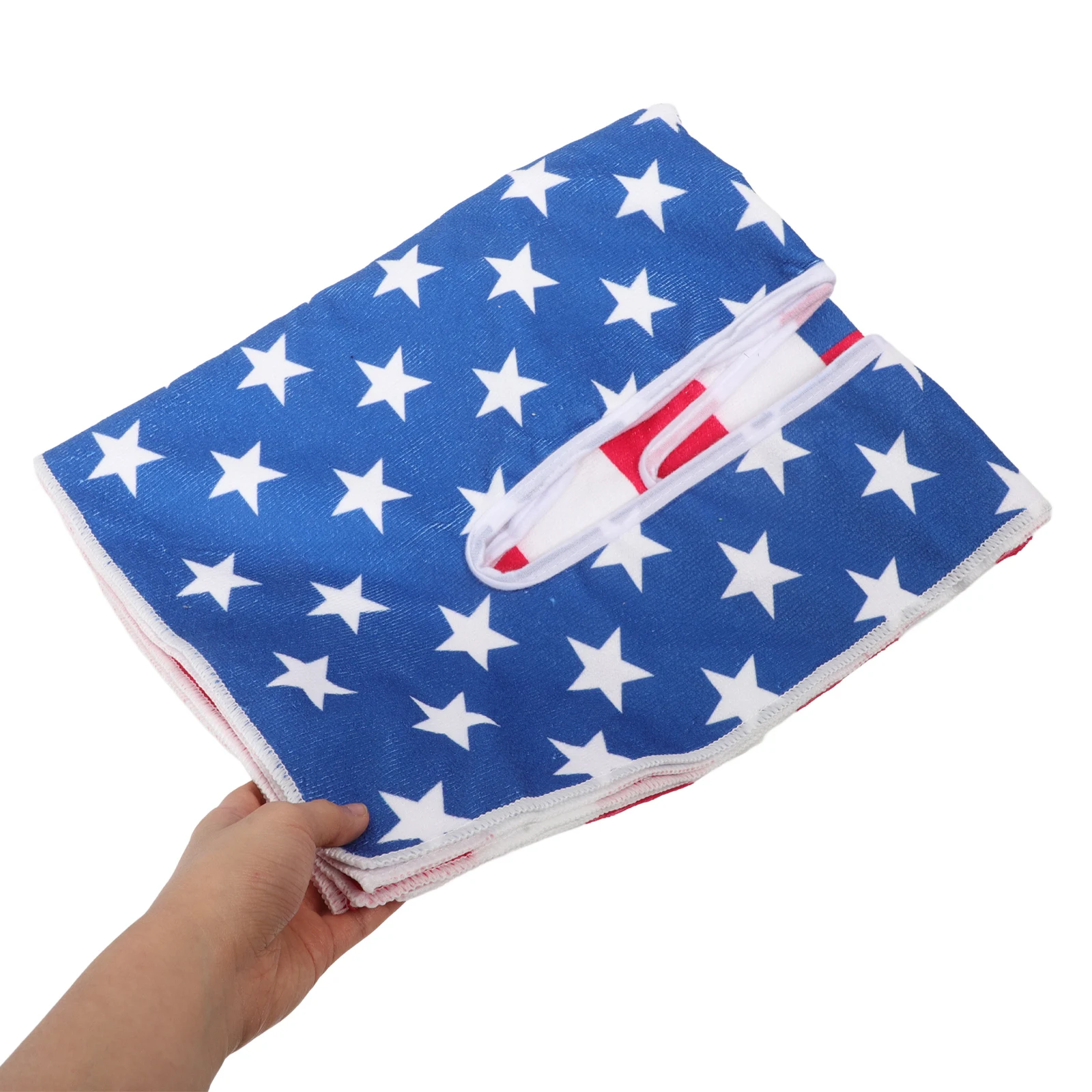 

Golf Cart Seat Blanket National Flag Design Soft Comfortable Seat Cushion Protective Cover Universal for Golf and Sightseeing