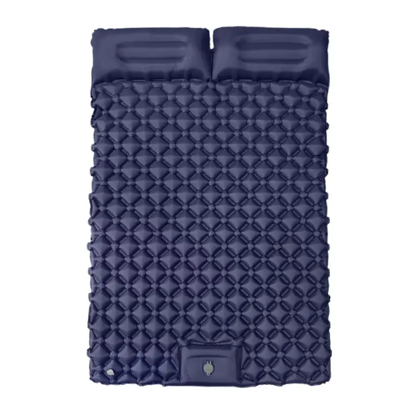 

Camping Sleeping Pad Inflatable Mattress Camping With Built-in Foot Pump Portable Backpacking Gear For Outdoor Tent Trekking