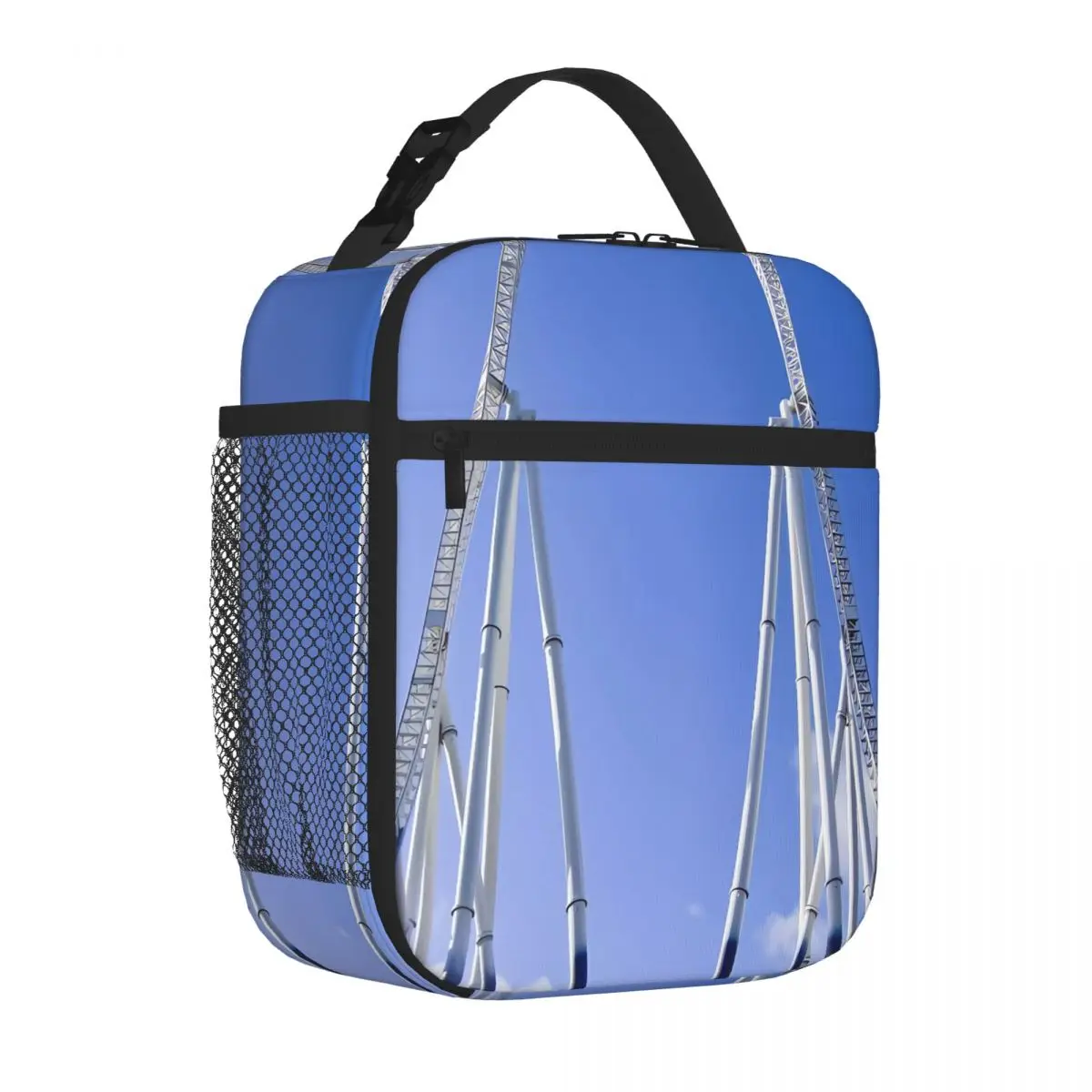 Bestselling Stealth - Thorpe Park Neoprene Texture Compact Lunch Bag Diet Meal Packing Adult Lunch Bag