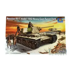 Trumpeter 00359 1/35 Russian KV-1 Model 1942 Heavy Cast Turrey Tank Static Model TH05742-SMT2