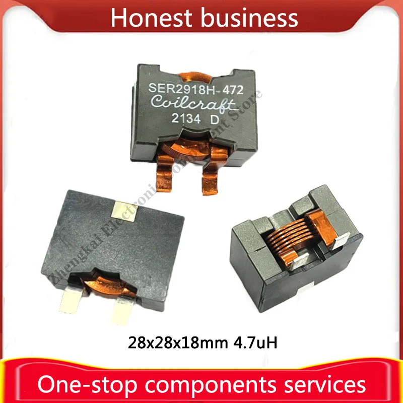 SER2918H-472KL SER2918H 4.7uH Chip High-power Inductors, Shielded Power Inductor, High-Current 59A Copper Coil SER2918H-472