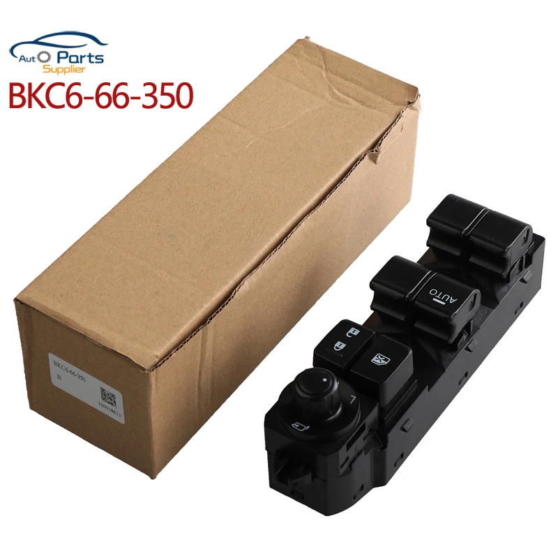 New BKC6-66-350 Master Power Window Control Switch Front Left for Mazda CX-5 13-16 Mazda 3 Axela 2014-2017 BKC666350