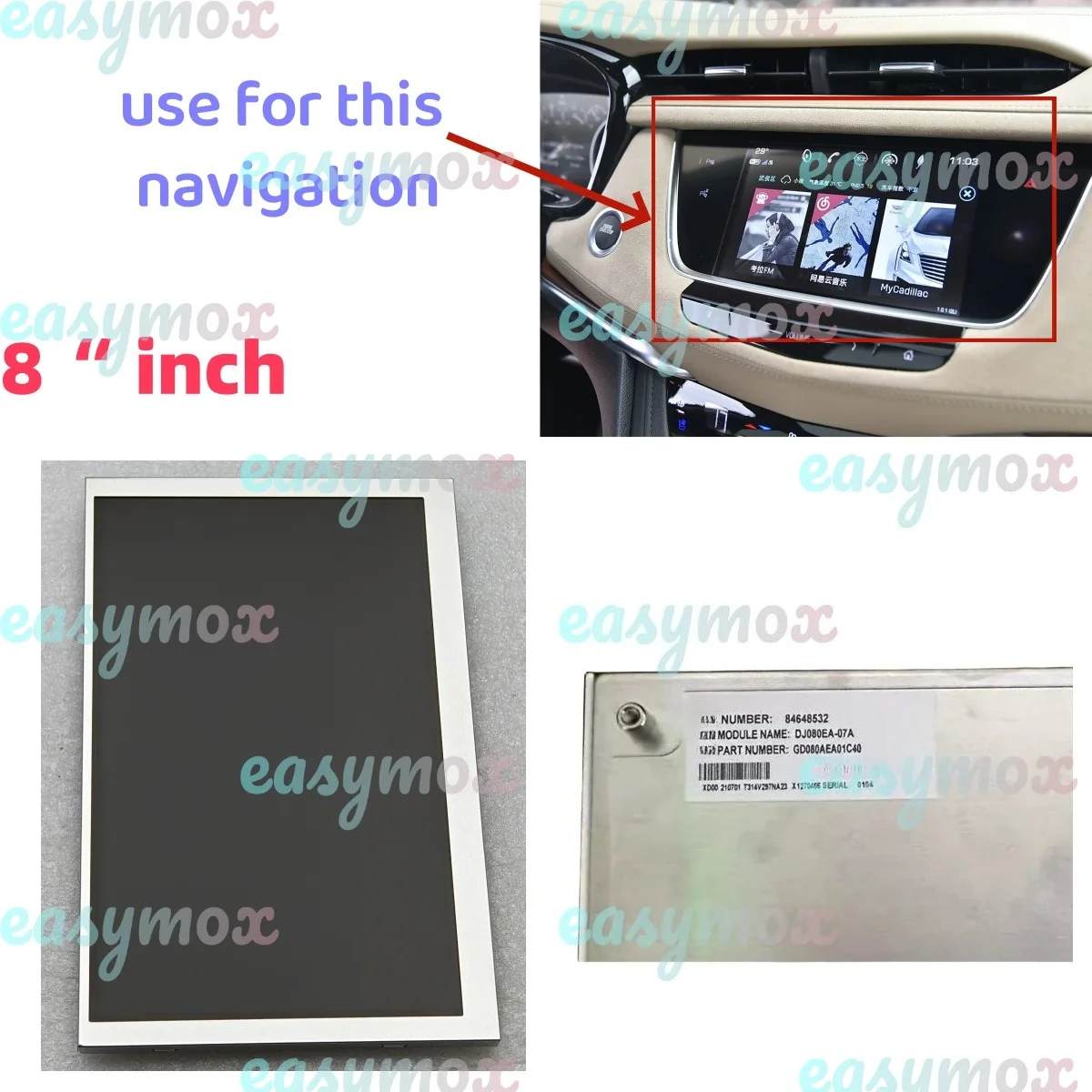 8" Inch Lcd Display…