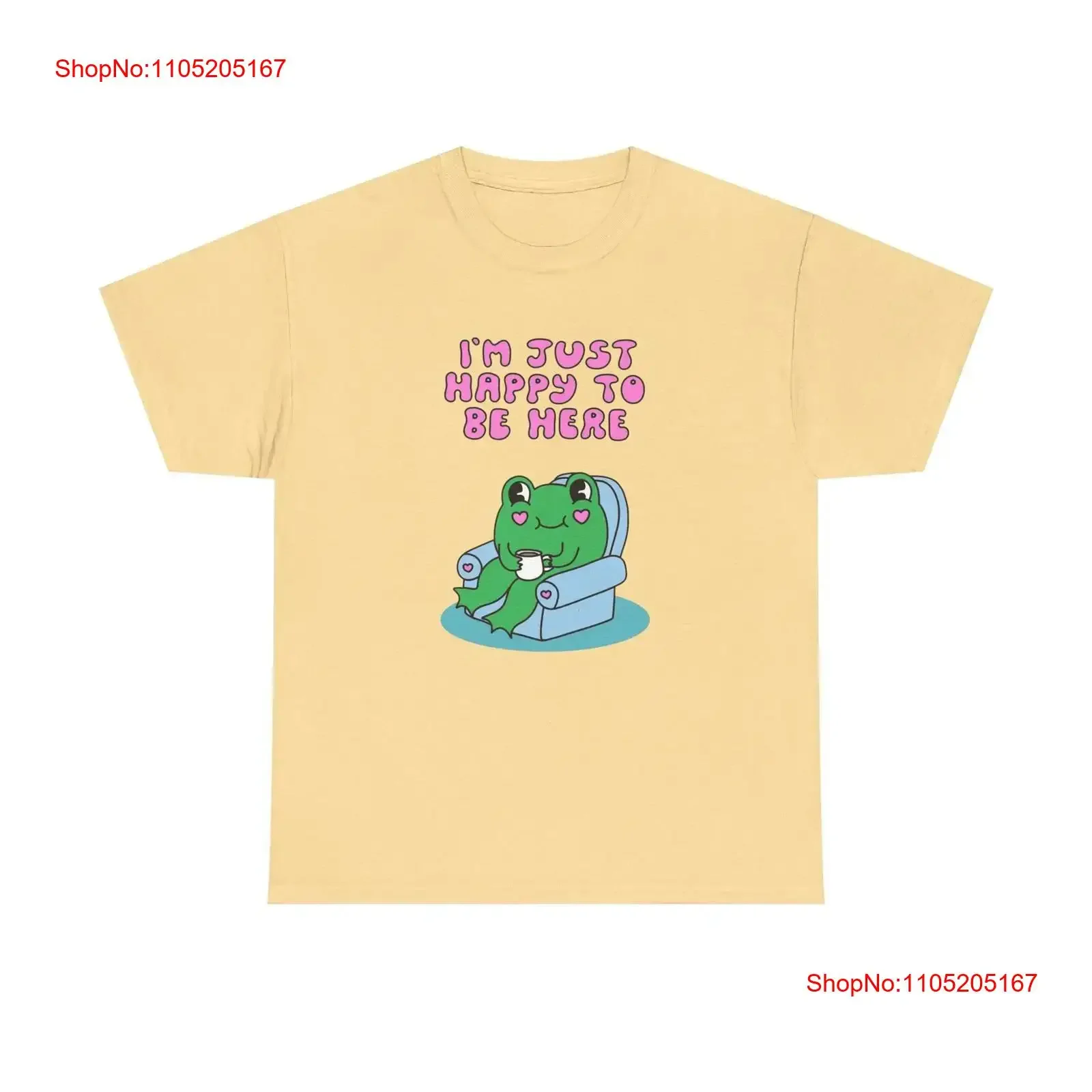 

Im Just Happy To Be Here T Shirt S 5XL NEW Cotton vintage Washed homme fashion designer clothes Soft streetwear