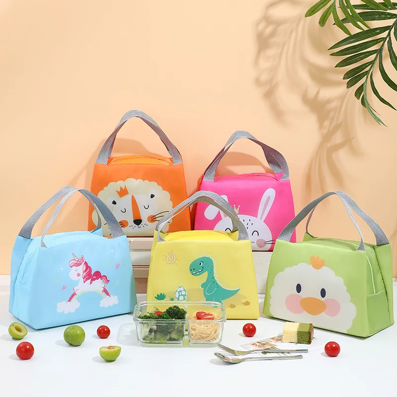 Insulated Lunch Bags Kid Cooler Bags Thermal Bag Portable Lunch BoxIce Pack Food Picnic Bag Lunch Bags for Work Bag for Gril 003