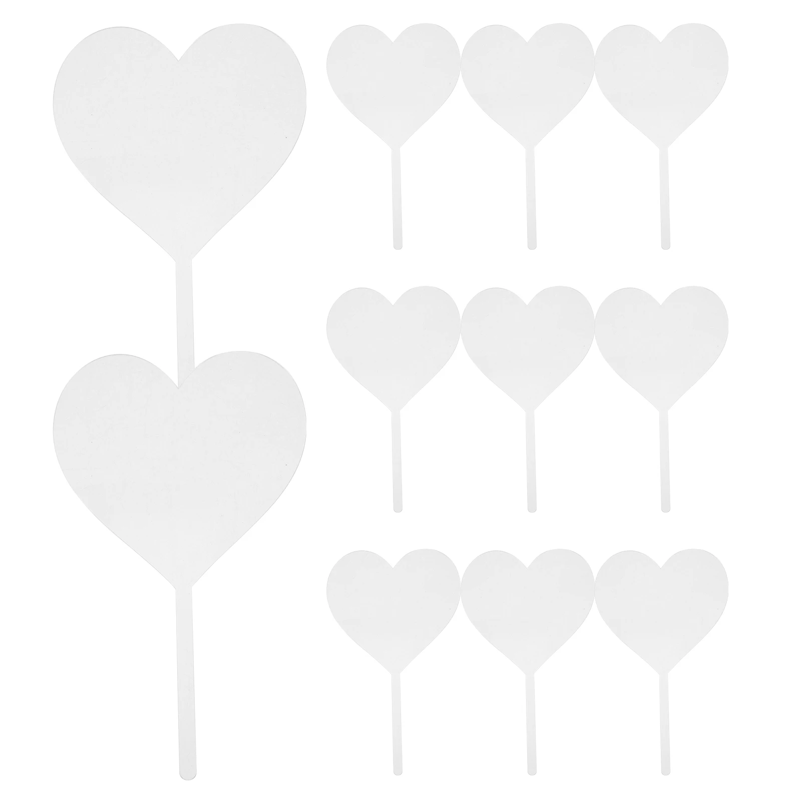 

15Pcs Transparent Blank Acrylic Cupcake Toppers DIY Dessert Picks for Party Cakes Blank Cupcake Toppers Party Cake Supplies