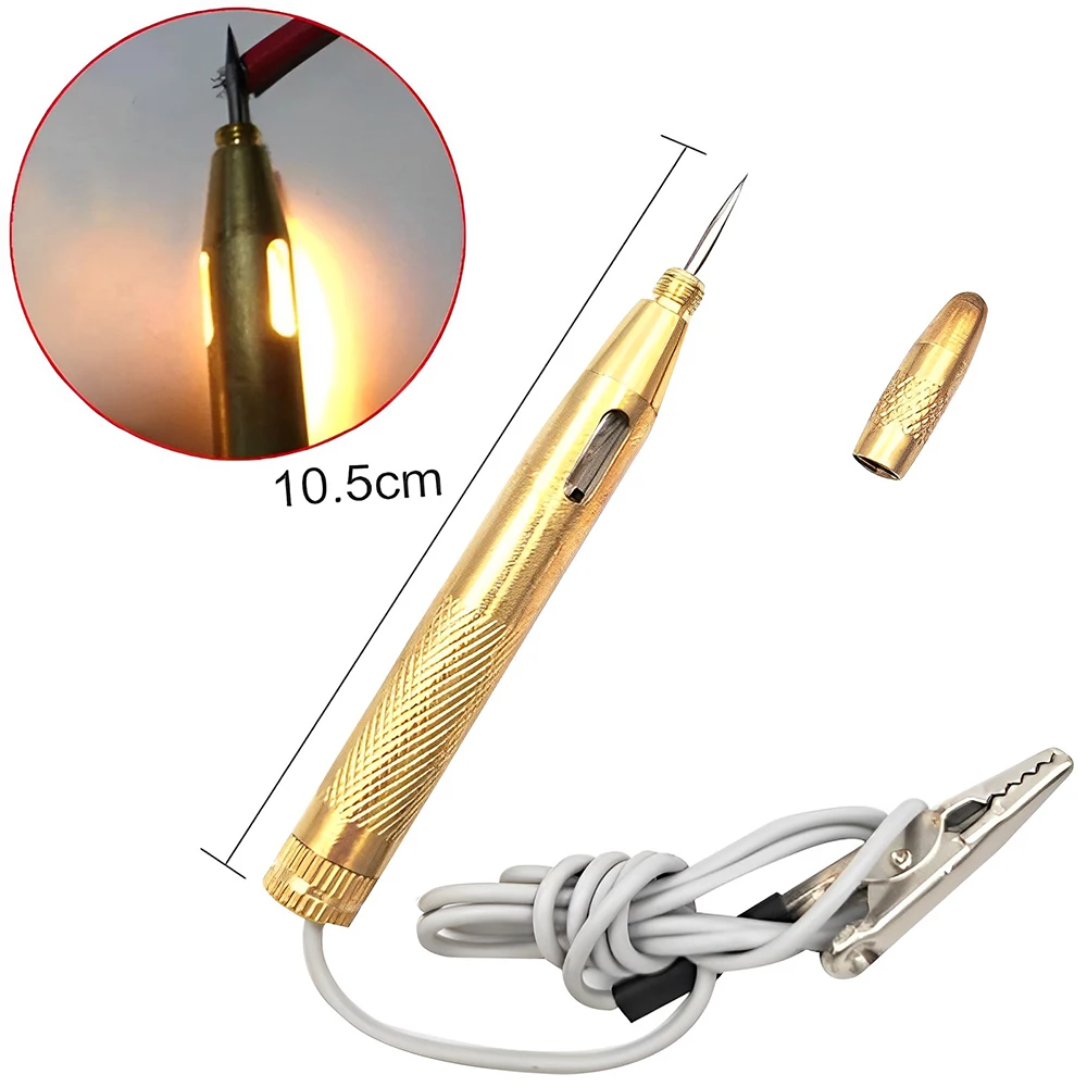 DC 6v-24v Car Light Circuit Diagnostic Tools Lamp Car Truck Voltage Circuit Tester Car Diagnostic Probe Bulb Voltage Test Tools