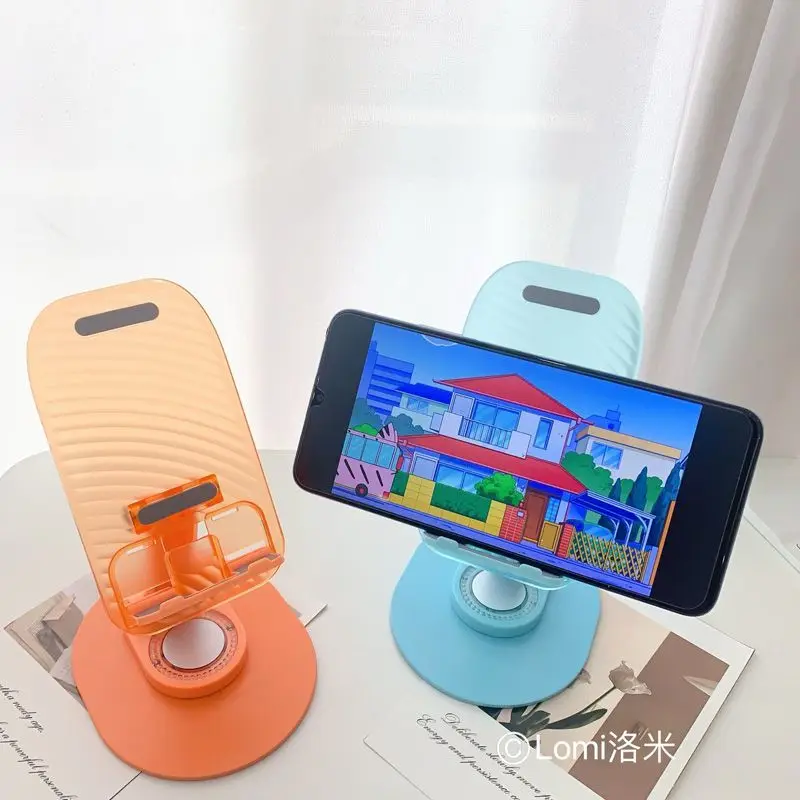 

Простой настольный держатель для телефона с регулируемым углом наклона, вращающийся, складной, утяжеленный, портативный, креативный, компактный держатель для телефона