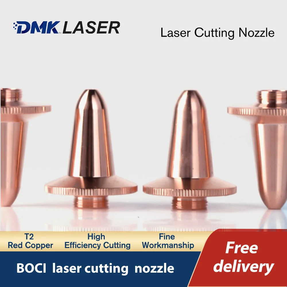 

BOCI Laser Cutting Nozzle D27 H34 M11 Single And Double Layer 3D Beveling Nozzles Caliber 1.0-5.0 For Fiber Boci cutting head