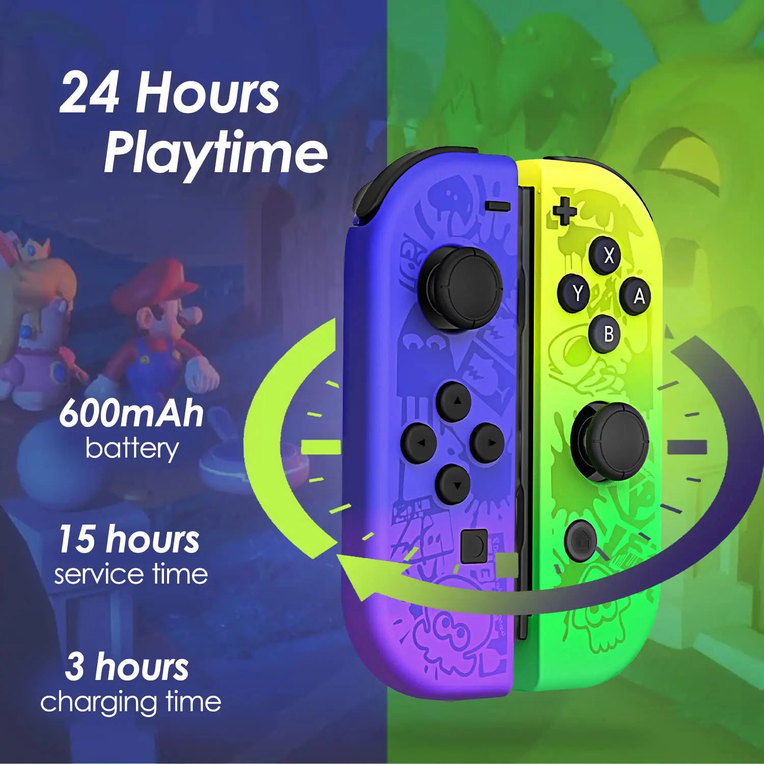 2026 New BT 5.2 For Joy Controller Switch L/R for Nintendo for Switch/Lite/Oled for JoyCon Gamepads Joystick with Dual Vibration image 4