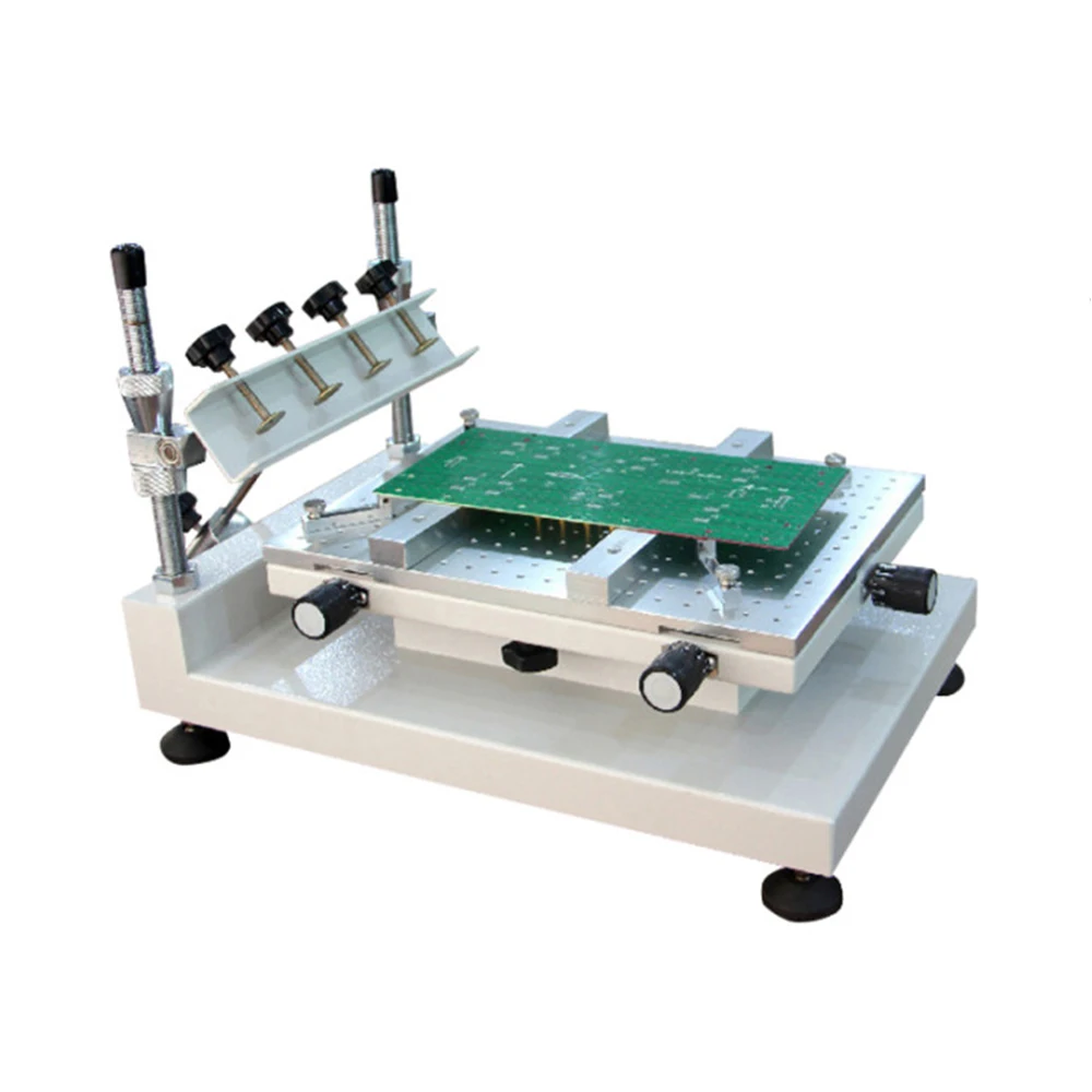 Desktop Manual Stencil Screen Printing Machine SMD Solder Paste Printer Solder Paste Screen Printer Table