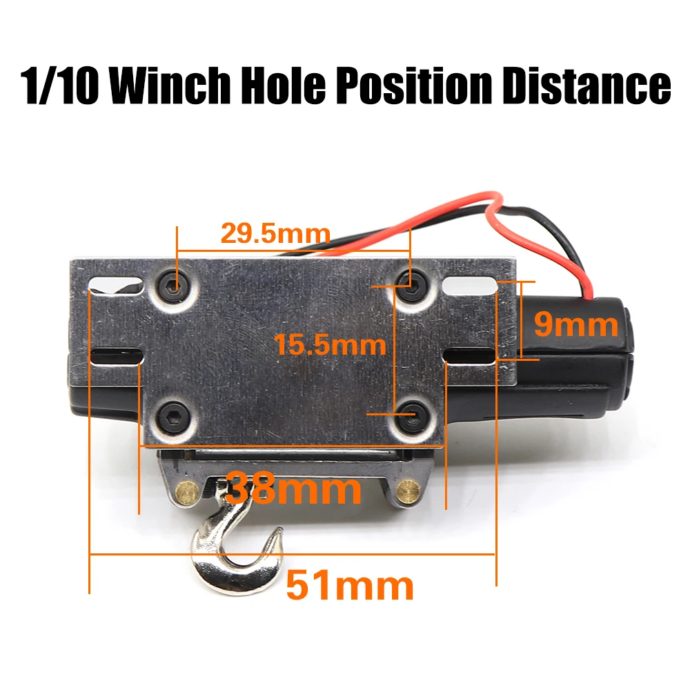 Metal Automatic simulation Simulated Winch for 1/10 1/8 RC Crawler Car Axial SCX10 III 90046 D90 TRX4 TRX-6 D110 90046 Redcat