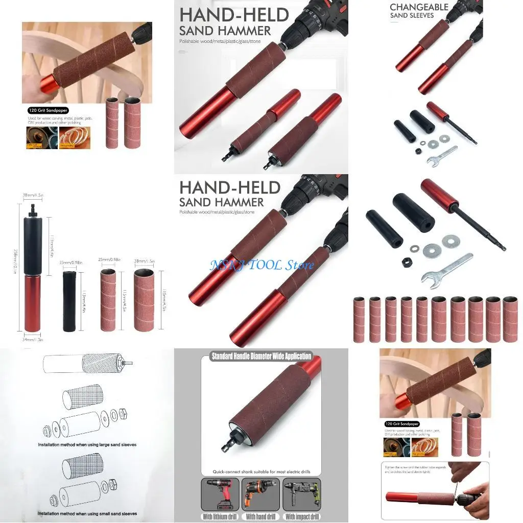 

L8RC Шликовочный барабан набор ротационных инструментов резиновый мандрель