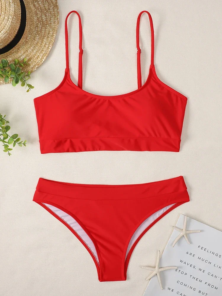 Sexy High Waist Bikini 2023 New Suspender Swimsuit Women\'s Suit Split Swimsuit Summer Bikini