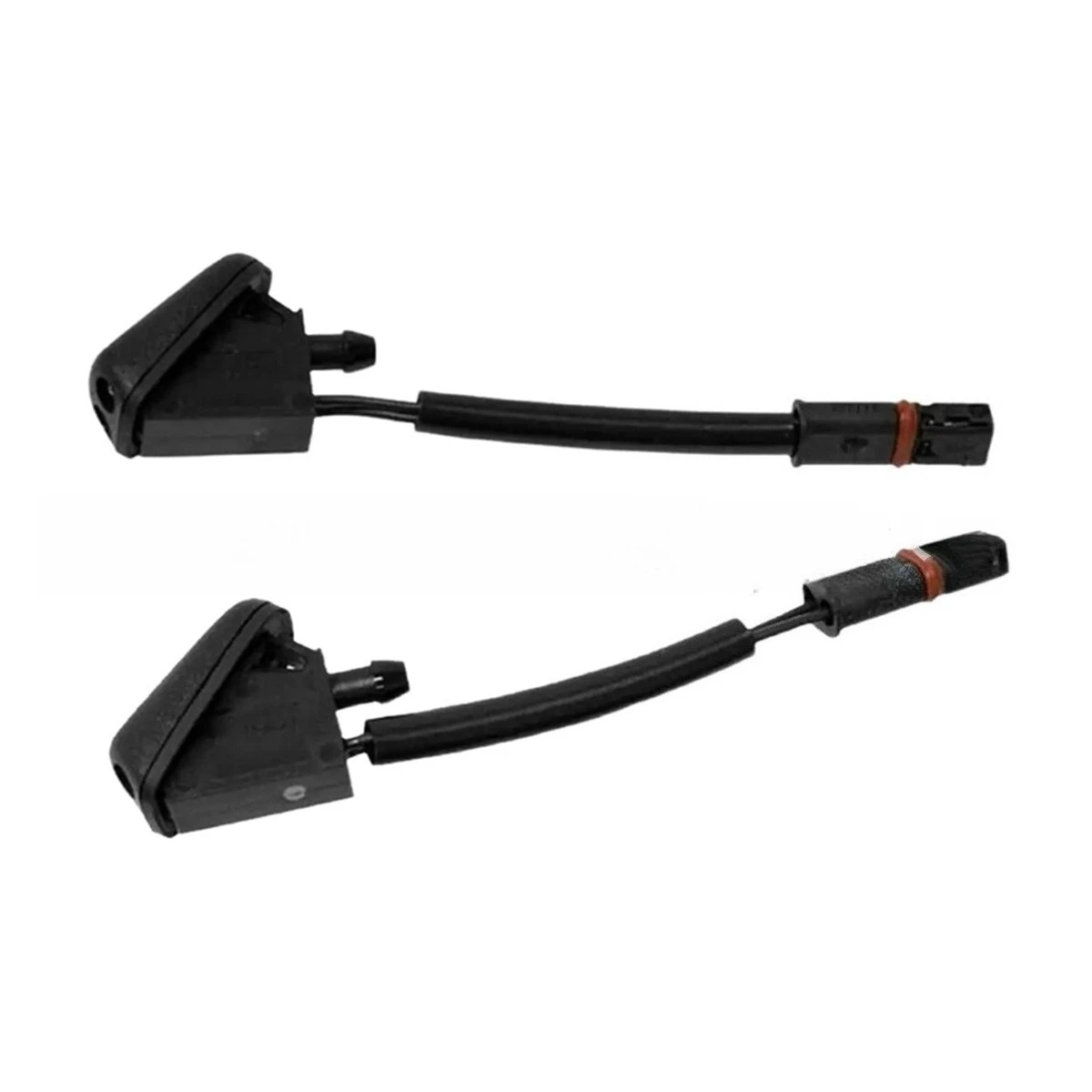 Heated Windshield Washer Nozzle Pair OE 61662755722 61662756194 Compatible with MINI R55 R56 R57 R60 R61  Replacement