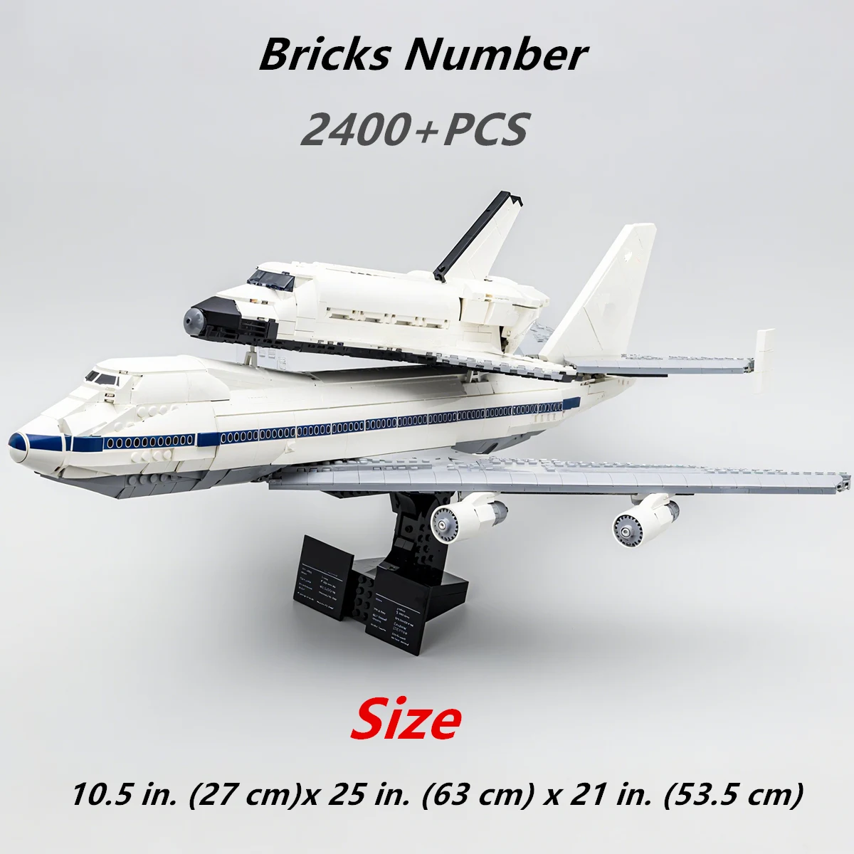 

NEW Discovery Space Shuttle Launch Carrier Aircraft Saturn Star-ships Space Compatible10360 Model Building Blocks Toy Gift Boys