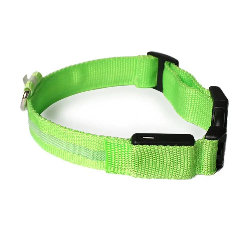 Led Usb Dog Collar Pet Dog Night Luminous Charge Collar Led Night Safety Flashing Glow Dog Loss Prevention Collar Pet Accessorie