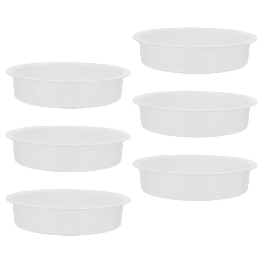 

Набор из 6 круглых пластиковых чаш для воды для птиц, миски для кормления для сада, улицы, патио, двора, неглубокие купальники для колибри и диких птиц