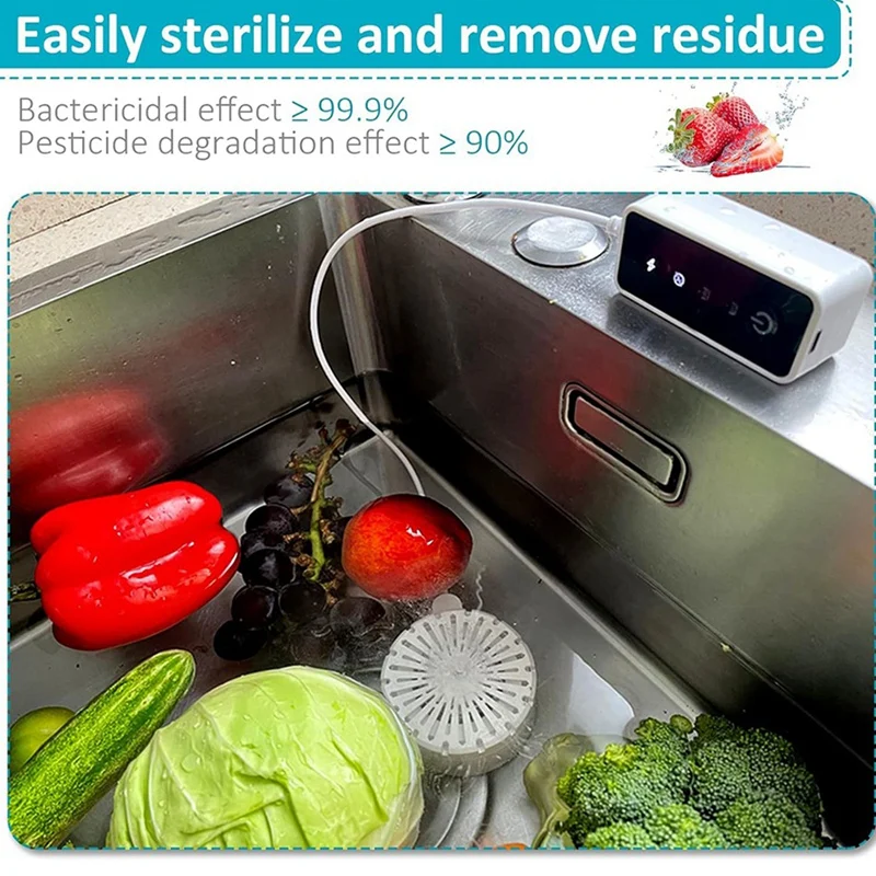 

Fruit and Vegetable Washing Machine, Portable Fruit and Vegetable Cleaner Device, for Vegetables, Rice, Meat,Tableware-ABLM
