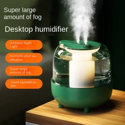 2024 USB Desktop Humidifier with Large Capacity and Dual Spray - Silent and Aromatherapy Gift for Home, Dorm, Office, Bedroom