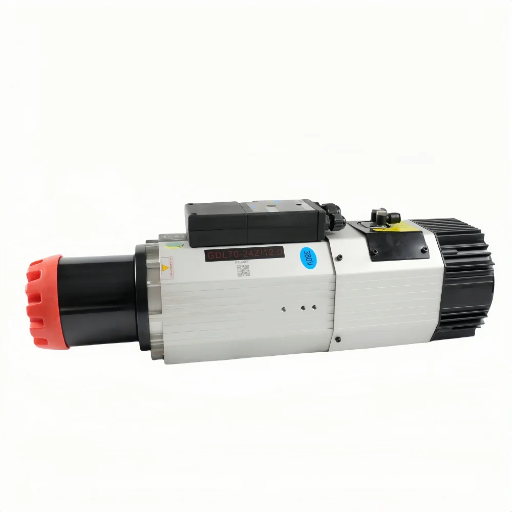 

HQD 12Kw ISO30 High Speed ES929 Air Cooled Automatic Tool Changing ATC Spindle Motor GDL70-24Z/12