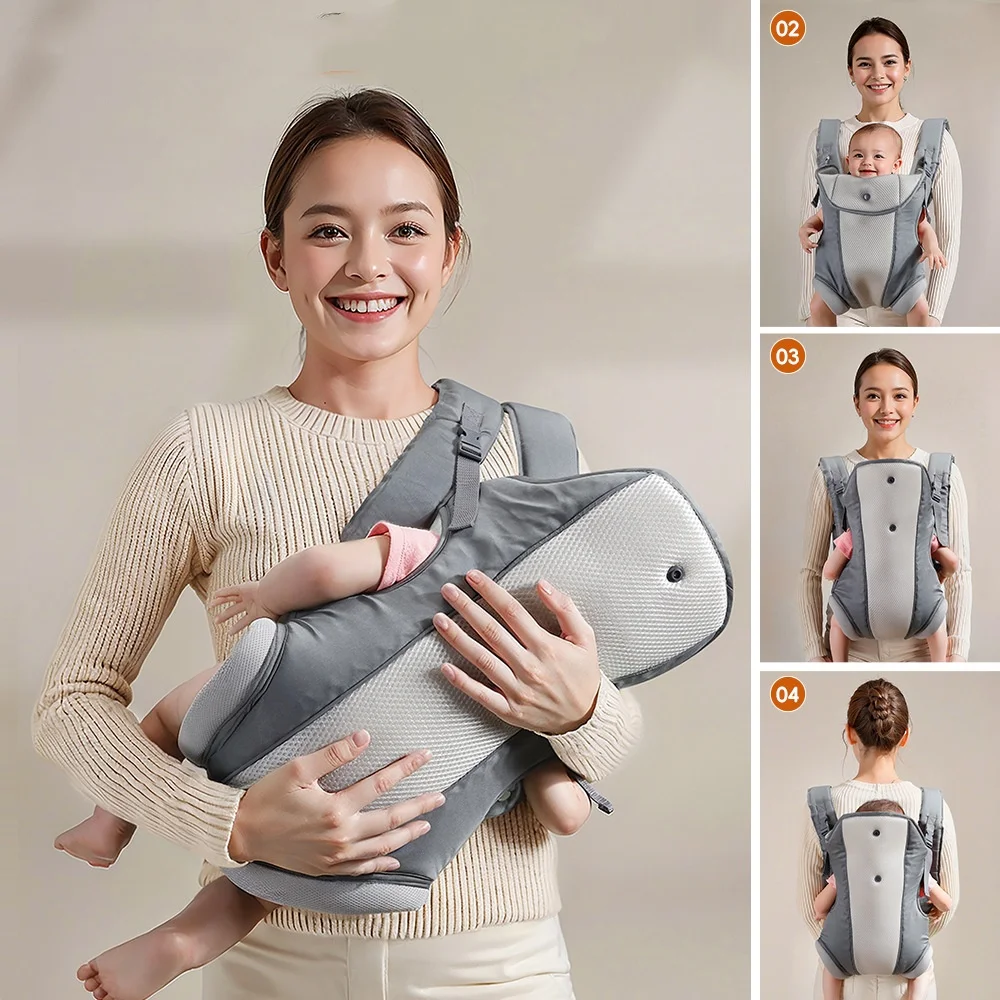 

Baby Wrap Carrier Breathable Babies Sling Toddler Baby Blanket Easy To Wear Lightweight Hand Free Infant Carrier Bag for Newborn