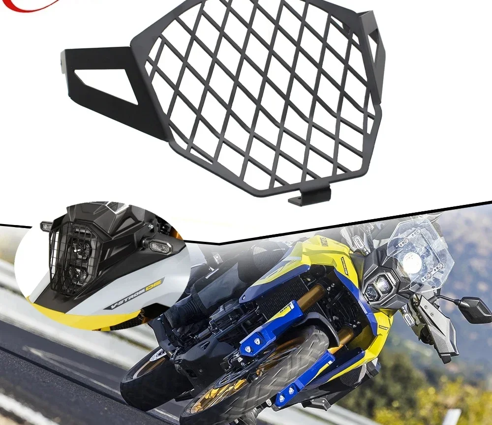 

Suzuki V-Strom 800DE modified fence large lampshade protection net, headlight shield, headlight protection