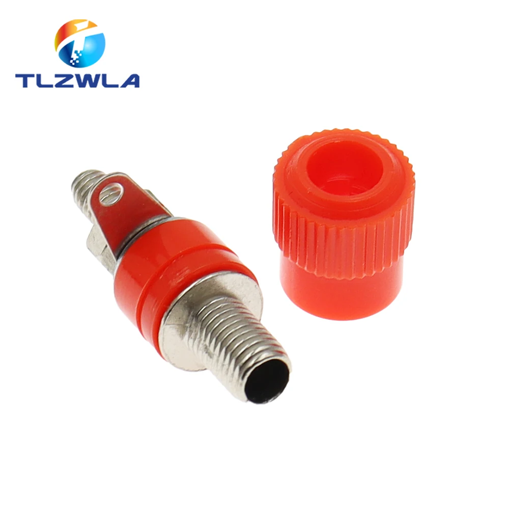 10PCS Terminal Blocks JS-919 4mm Amplifier Terminal Connector Binding Post Banana Plug Jack Mount