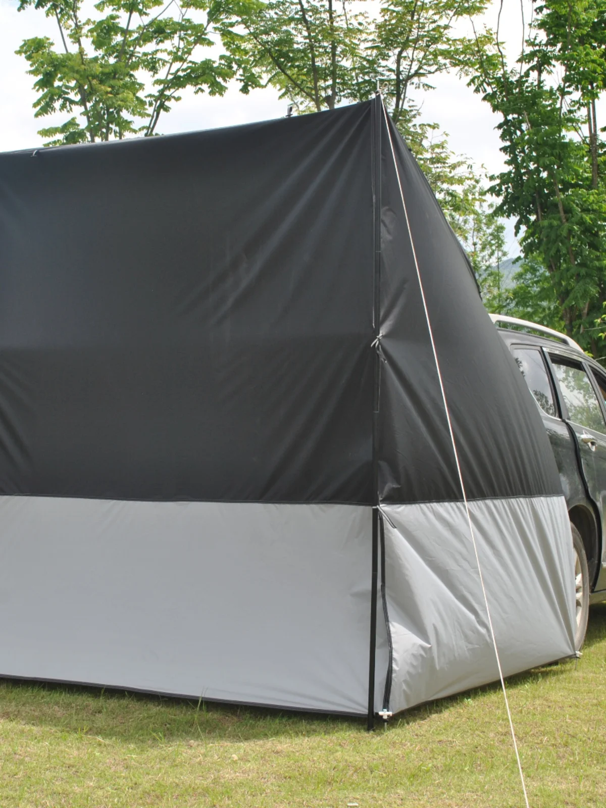 

Tee-in-One Large Space Car Rear Trunk Tent Outdoor Cam Travel Gear Polyester Outer Tent Waterproof Ox Cloth Bot