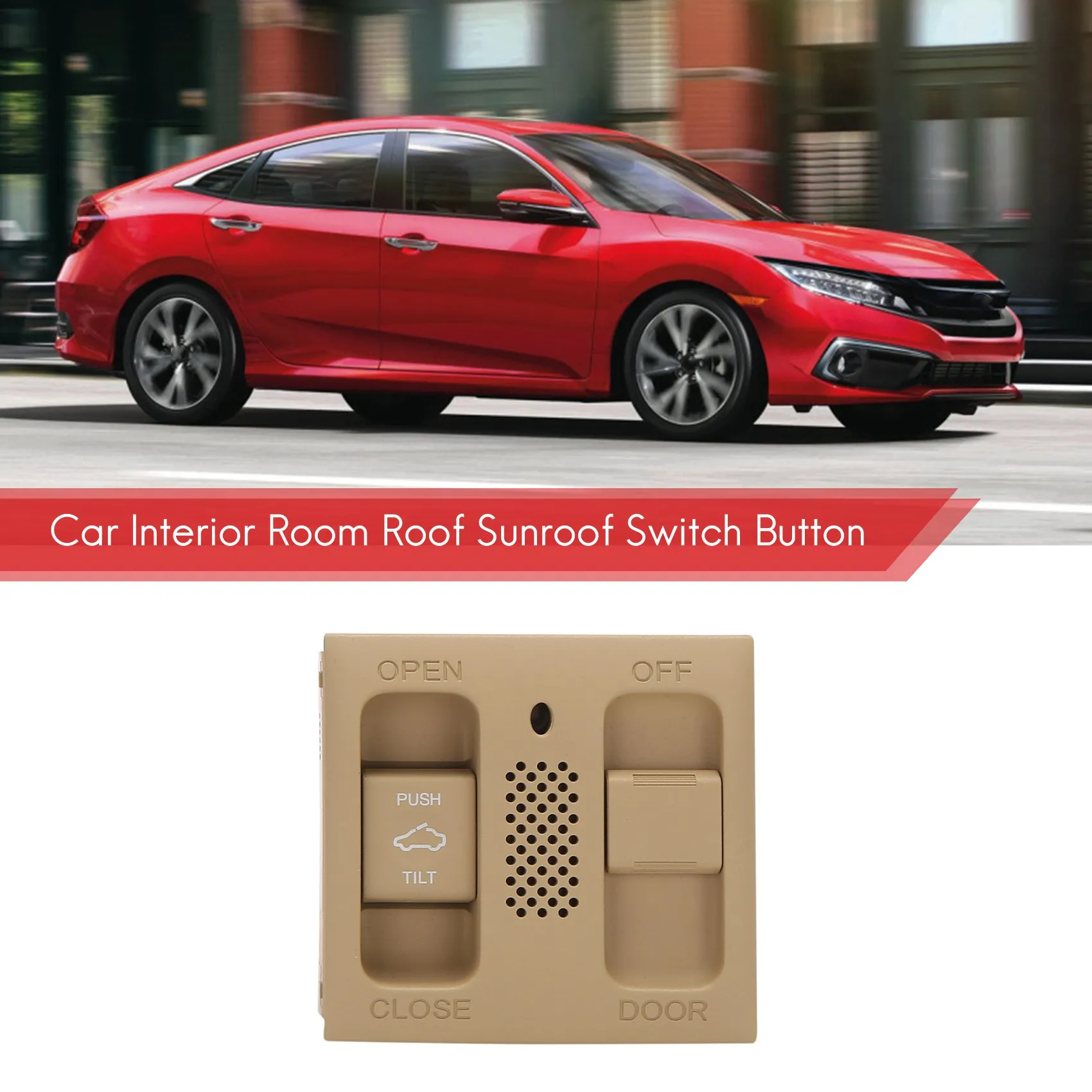 Car Interior Room Roof Sunroof Switch Button Skylight Switch for 2016-2019 35830-TA0-A01ZB