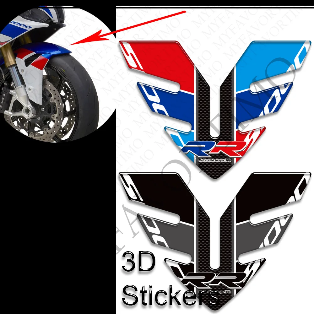 Motorcycle For BMW S1000RR S 1000 RR S1000 M M1000RR Protector Tank Knee Pad Side Grips Gas Fuel Oil Kit Stickers 2021 2022 2023