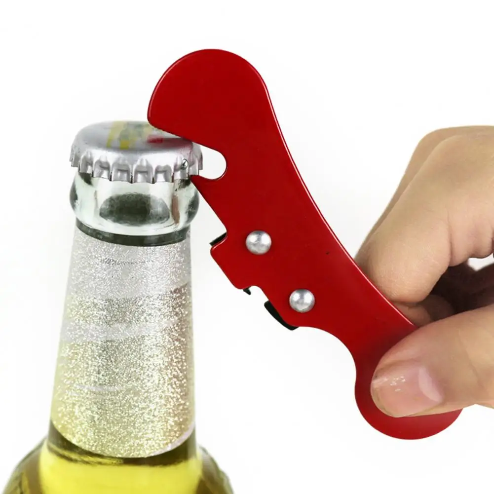 Effortlessly Can Opener Multifunctional Safe Ergonomic Bottle Opener Side Cut Easy Grip Manual Opener for Cans Lid Kitchen Tool