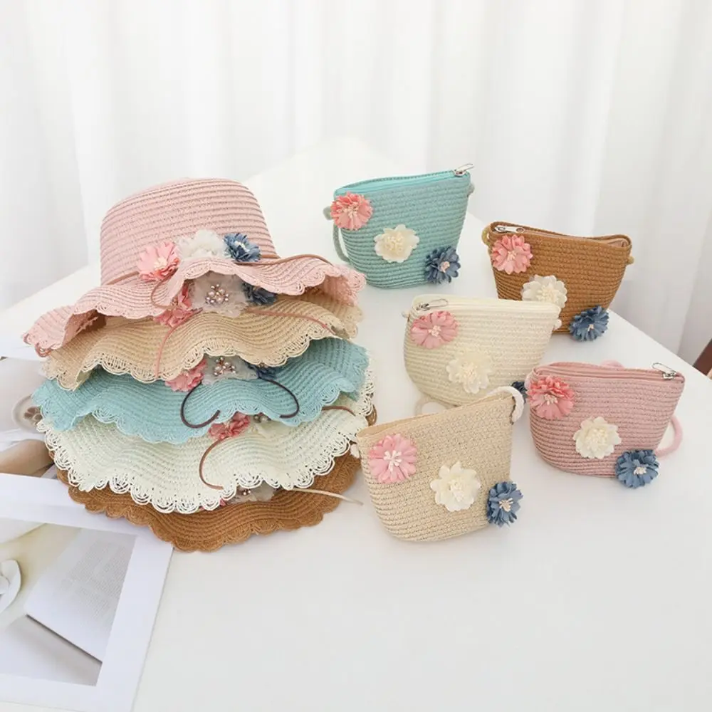 

Детская соломенная шляпа с козырьком от солнца, в Корейском стиле