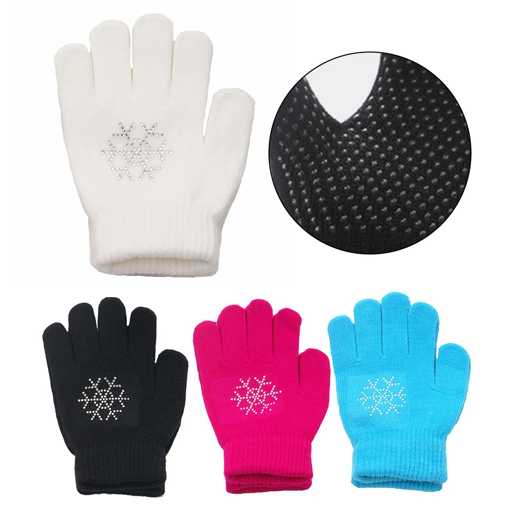 Cold Proof Non Slip Winter Warm Cotton Figure Skating Gloves Ice Sports Specifications Suitable For Children And Adults Warm