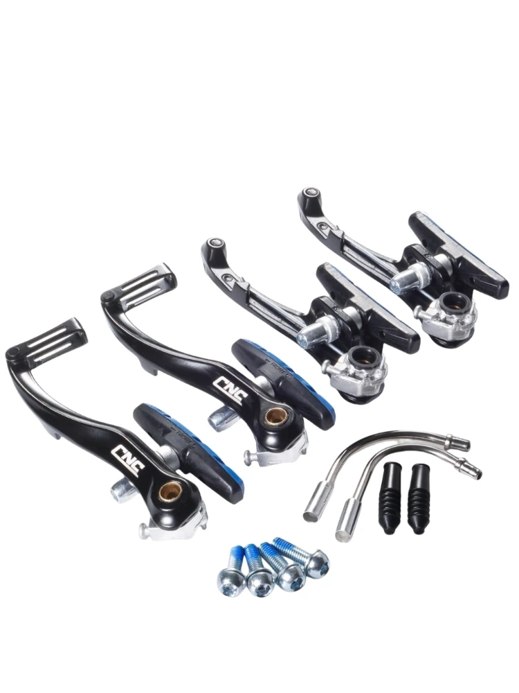 AliExpress chooee CNC Bicycle Accessories Bike V Brake Kit For MTB Road Bikes Rim Brake System Replacement With Shoes, Cycling V Brake Set