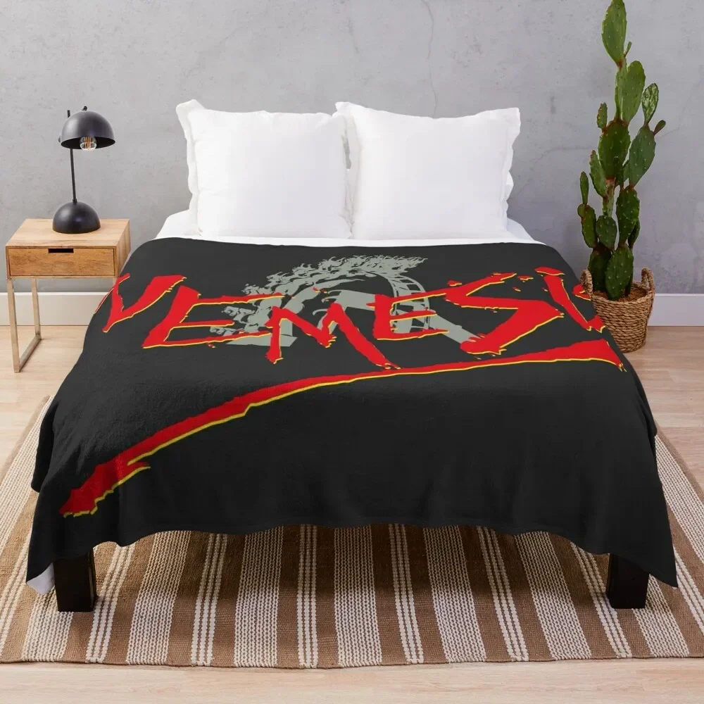 Nemesis Logo w/Loop Throw Blanket Flannel Bed Fashionable Blankets For Bed Blankets