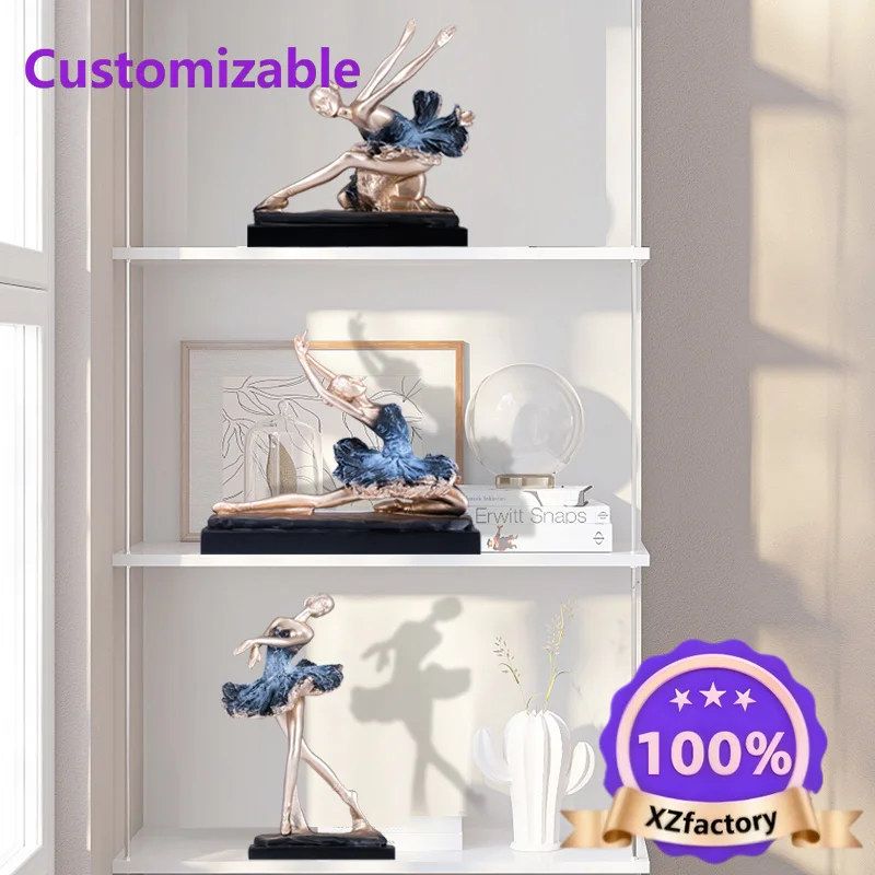Factory Direct 2026 Top RatedArt ballet girl dance ornaments home accessories living room TV cabinet wine cabinet bookshelf deco