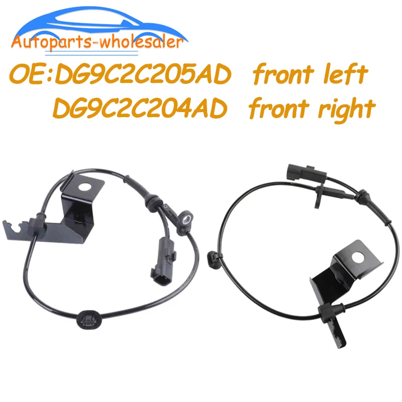 Car Front Left/Right ABS Wheel Speed Sensor DG9C2C205AD DG9C2C204AD DG9Z2C204A For Lincoln MKZ 2013-2015 Ford Fusion 2013-2019