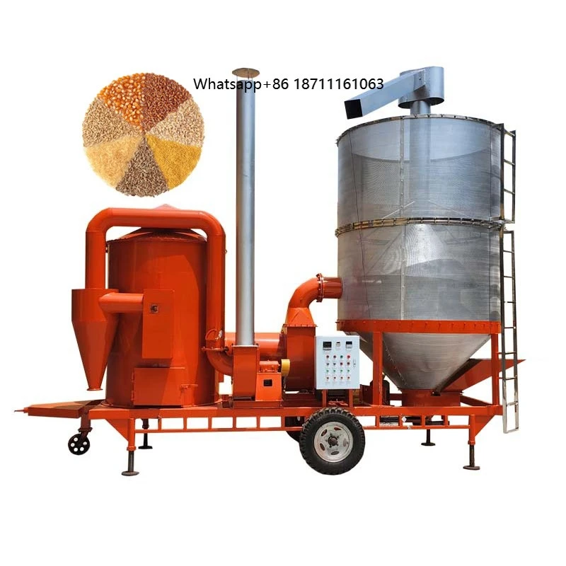 High-Performance Mobile Vertical Grain Dryer Machine for Wheat Corn Grain Sorghum Rice Soybean