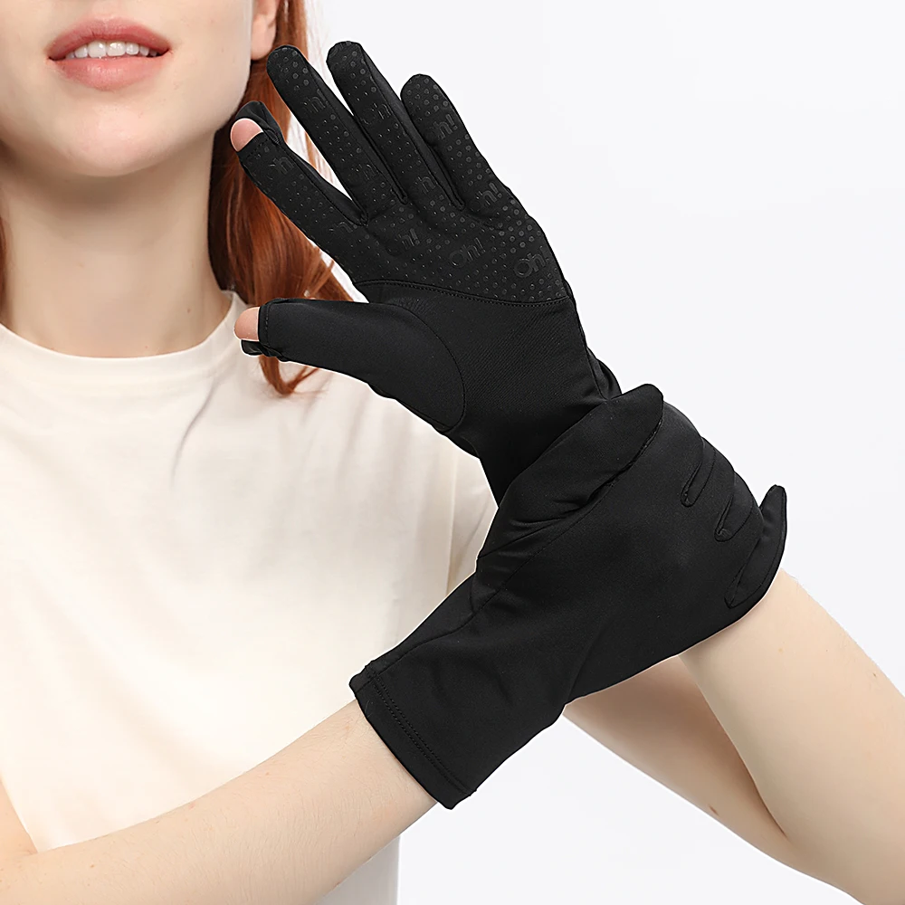 OhSunny 여름용 쿨링 터치스크린 장갑 - 자외선 차단 통기성 여성용 - 3