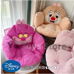 New Stitch Disney Angel Chipmunk Plush Cushion Comfortable Cartoon Sitting Stuffed Seat Cushion Chair Floor Warm Butt Home Decor