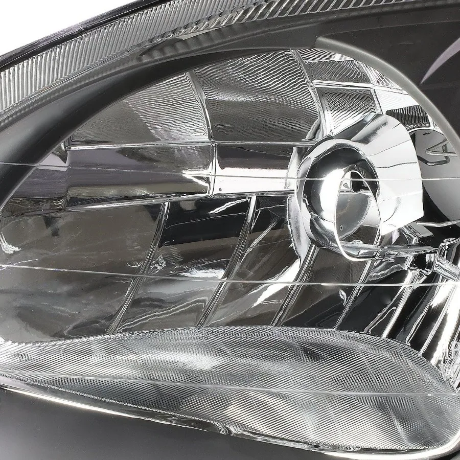 مجموعة مصابيح أمامية متوافقة مع 9900 Honda Civic Black Amber لتعزيز رؤية القيادة الليلية والجمالية الحديثة