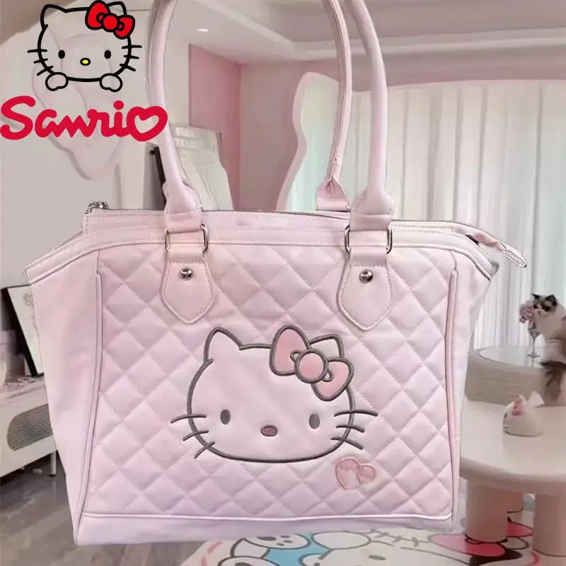 

Sanrio Hello Kitty Women's Handbag Luxury Brand Fashion Women's Shoulder Bag Cartoon Women's Bag Large Capacity High Quality